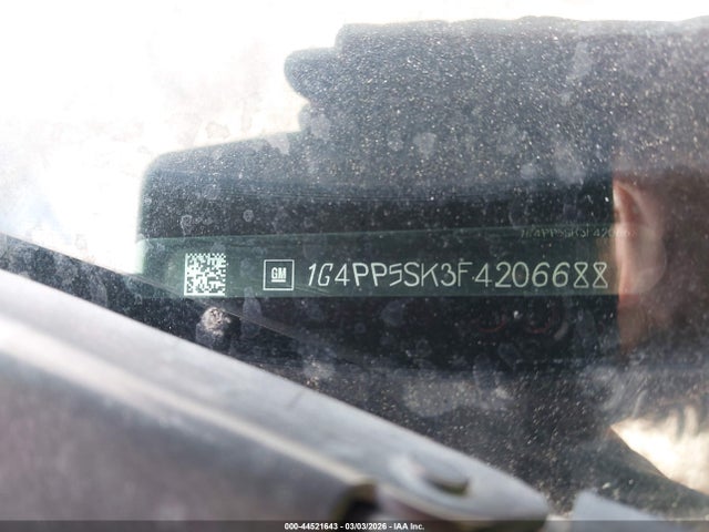 44521643 :رقم المزاد ، 1G4PP5SK3F4206688 vin ، 2015 Buick Verano مزاد بيع