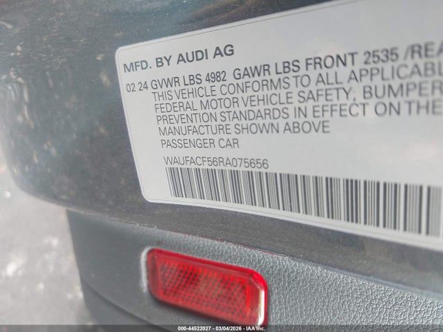 2024 AUDI A5 SPORTBACK WAUFACF56RA075656 Photo 8