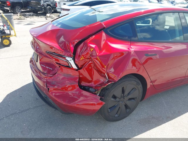 Продажа на аукционе авто 2025 Tesla Model 3 Long Range All-wheel Drive, vin: 5YJ3E1EB8SF953820, номер лота: 44522032