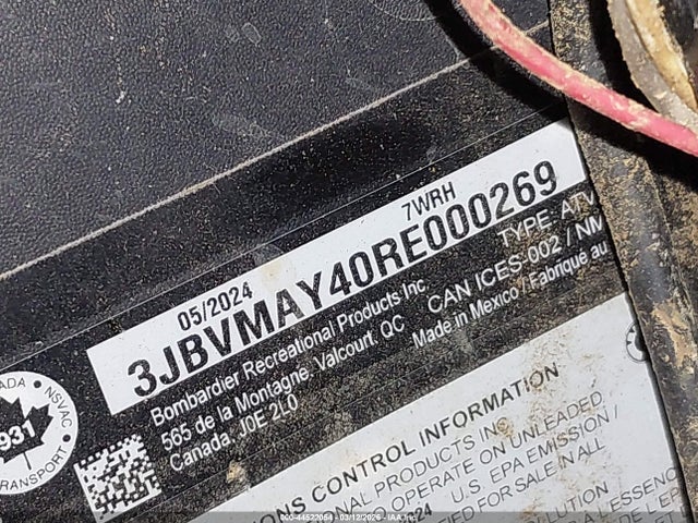 3JBVMAY40RE000269 Can-Am Maverick X3 Max Ds Turbo