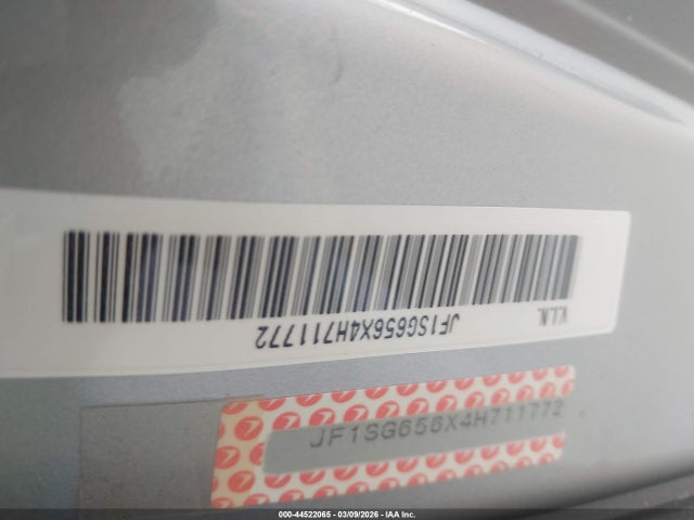Aukcja sprzedaży 2004 Subaru Forester 2.5xs, vin: JF1SG656X4H711772, numer aukcji: 44522065