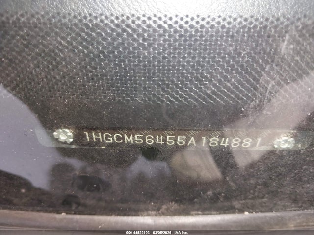 Продаж на аукціоні авто 2005 Honda Accord 2.4 Lx, vin: 1HGCM56455A184881, номер лоту: 44522103