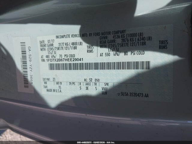 1FD7X2B67HEE29041 Ford F-250 Xl