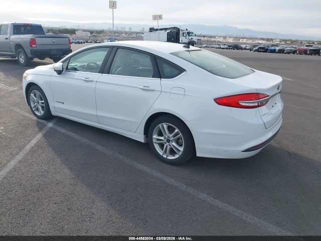 3FA6P0UU0JR254611 Ford Fusion Hybrid S