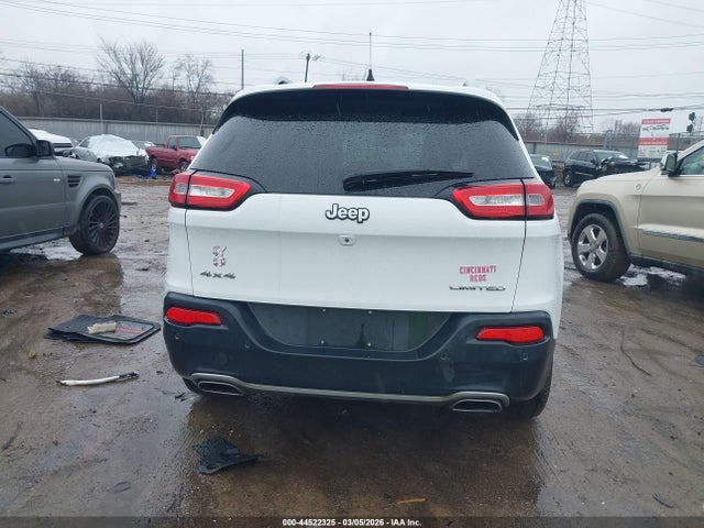 2016 Jeep Cherokee Limited მანქანა იყიდება აუქციონზე, vin: 1C4PJMDS2GW197355, აუქციონის ნომერი: 44522325