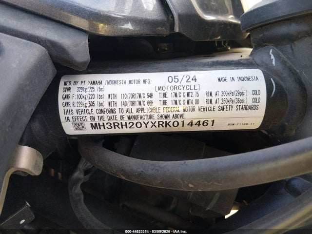 MH3RH20YXRK014461 Yamaha Mt-03