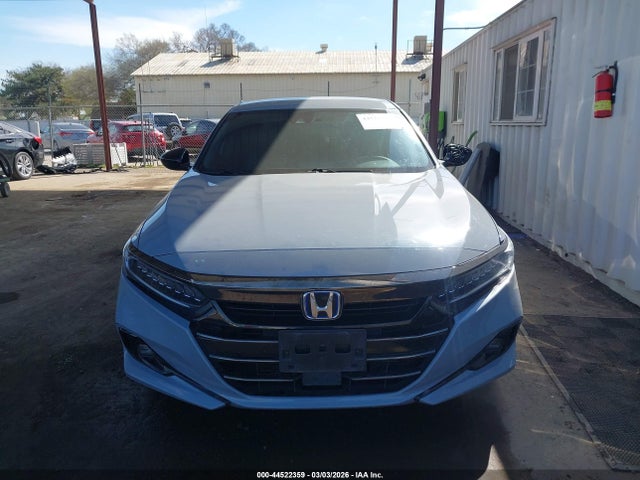 Aukcja sprzedaży 2022 Honda Accord Hybrid Sport, vin: 1HGCV3F29NA037687, numer aukcji: 44522359