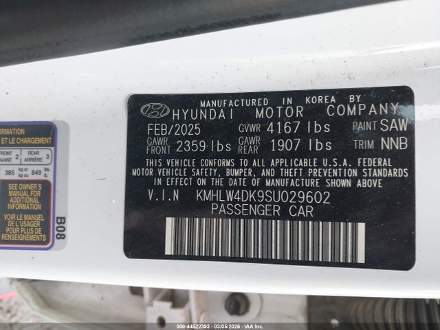 2025 HYUNDAI ELANTRA N KMHLW4DK9SU029602 Photo 8
