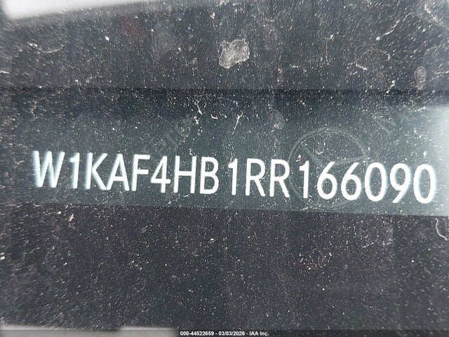 Продажа на аукционе авто 2024 Mercedes-benz C 300, vin: W1KAF4HB1RR166090, номер лота: 44522659