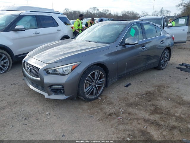 44522771 :رقم المزاد ، JN1BV7AR4EM686949 vin ، 2014 Infiniti Q50 Sport مزاد بيع