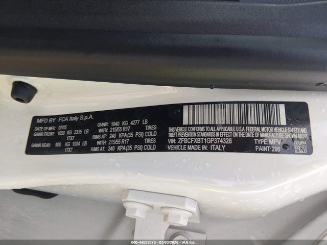 2016 FIAT 500X ZFBCFXBT1GP374326 Photo 8