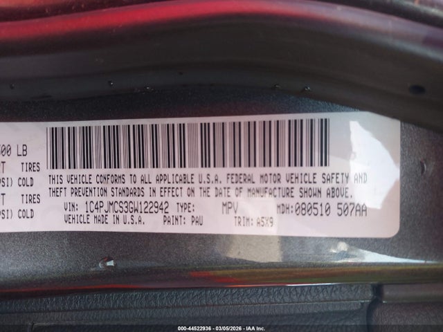 2016 JEEP CHEROKEE 1C4PJMCS3GW122942 Photo 8