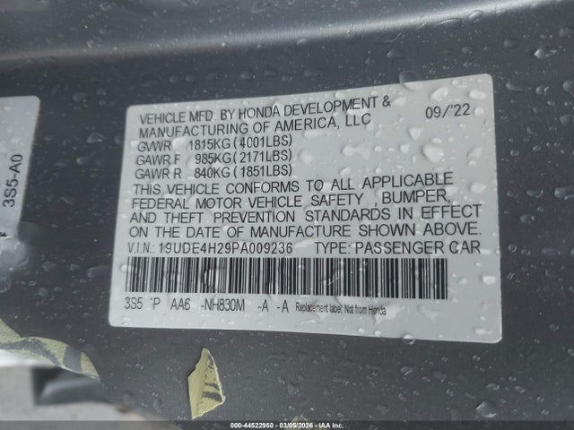 2023 ACURA INTEGRA 19UDE4H29PA009236 Photo 8