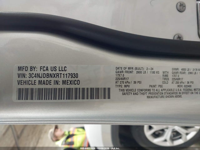 Jeep Compass Latitude 4x4 2024 3C4NJDBNXRT117930 Image 9