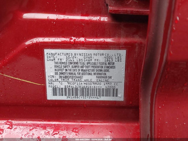 Nissan SENTRA SV 2025 3N1AB8CV5SY244467 Image 9