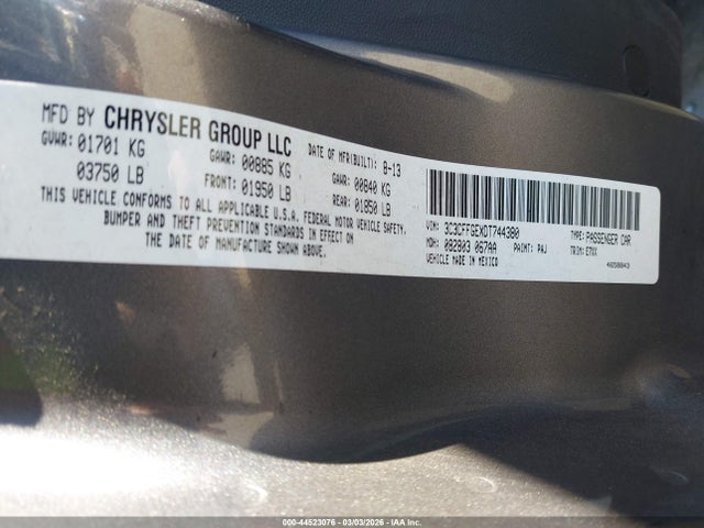 2013 FIAT 500E 3C3CFFGEXDT744380 Photo 8