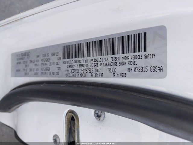 3C6RR6KT7HG787020 RAM 1500 Express 4x2 5&#039;7 Box