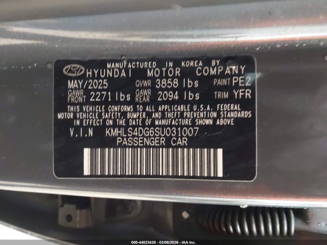 Hyundai Elantra Sel Convenience 2025 KMHLS4DG6SU031007 Image 9