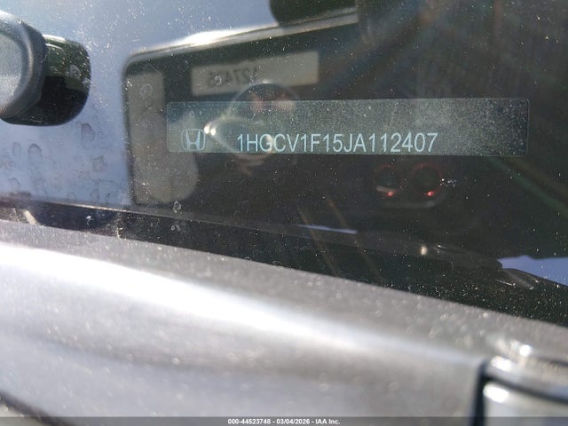 Honda ACCORD LX 2018 1HGCV1F15JA112407 Image 9