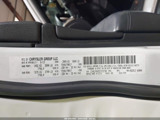 Aukcja sprzedaży 2014 Jeep Grand Cherokee Laredo, vin: 1C4RJFAG2EC215730, numer aukcji: 44523843