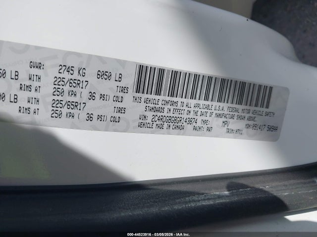 Aukcja sprzedaży 2016 Dodge Grand Caravan Se, vin: 2C4RDGBG8GR143874, numer aukcji: 44523916