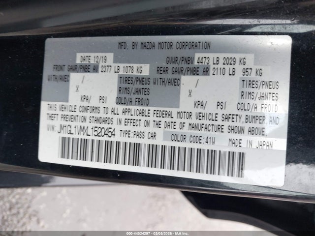 2020 MAZDA MAZDA6 JM1GL1VMXL1520454 Photo 8