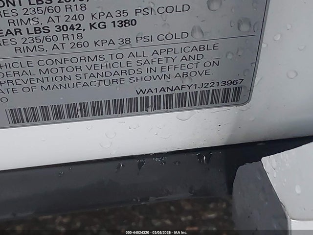 2018 AUDI Q5 WA1ANAFY1J2213967 Photo 8