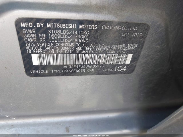 2018 MITSUBISHI MIRAGE G4 ML32F4FJ5JHF05975 Photo 8