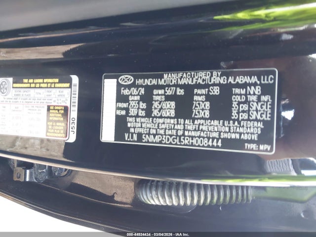 2024 HYUNDAI SANTA FE 5NMP3DGL5RH008444 Photo 8