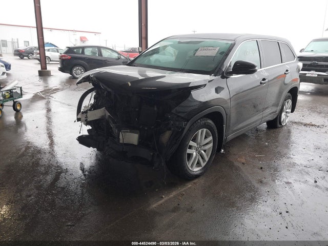 Продажа на аукционе авто 2016 Toyota Highlander Le V6, vin: 5TDBKRFH6GS348607, номер лота: 44524490