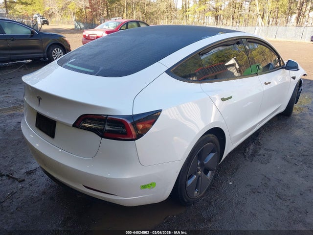 44524502 :رقم المزاد ، 5YJ3E1EA4NF376604 vin ، 2022 Tesla Model 3 Rear-wheel Drive مزاد بيع