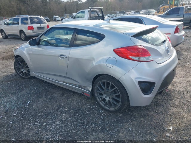 Hyundai Veloster Turbo W/blue 2014 KMHTC6AE5EU210543 Image 3