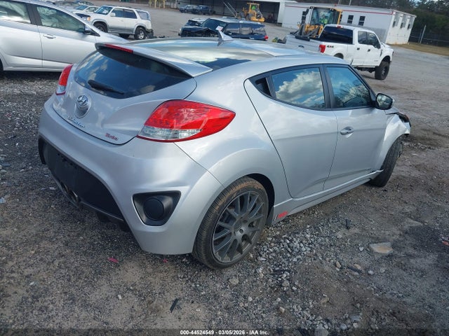 Hyundai Veloster Turbo W/blue 2014 KMHTC6AE5EU210543 Image 4