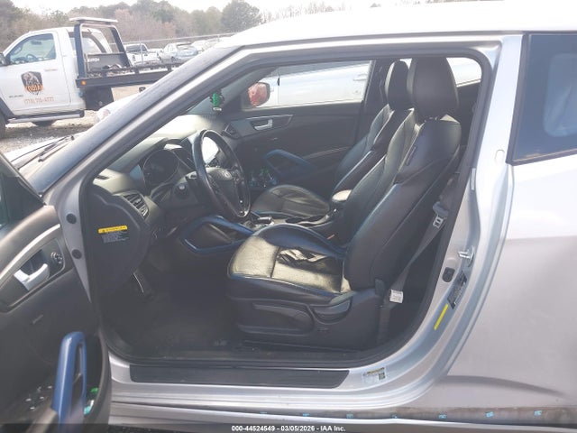 Hyundai Veloster Turbo W/blue 2014 KMHTC6AE5EU210543 Image 5