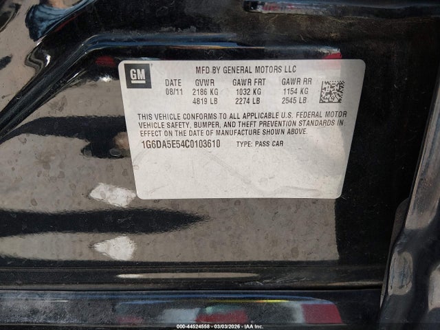 2012 CADILLAC CTS 1G6DA5E54C0103610 Photo 8