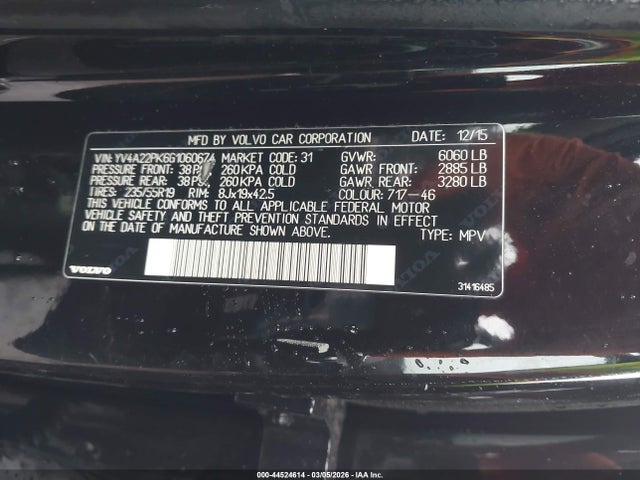 YV4A22PK6G1060674 Volvo Xc90 T6 Momentum
