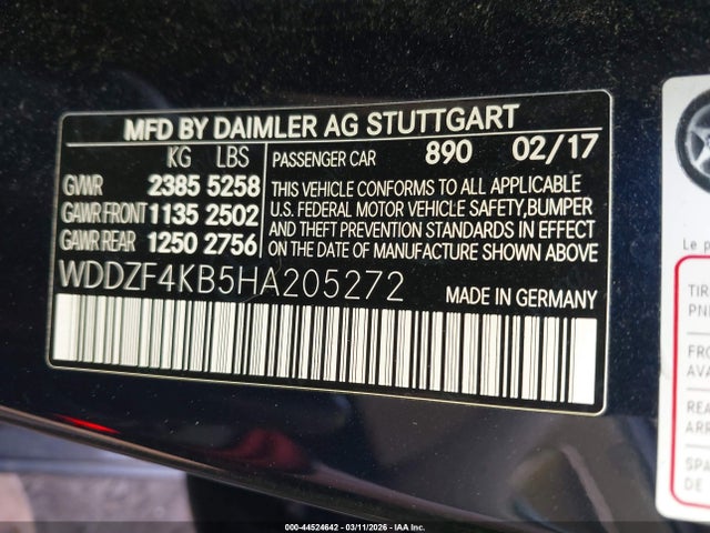 2017 MERCEDES-BENZ E 300 WDDZF4KB5HA205272 Photo 8