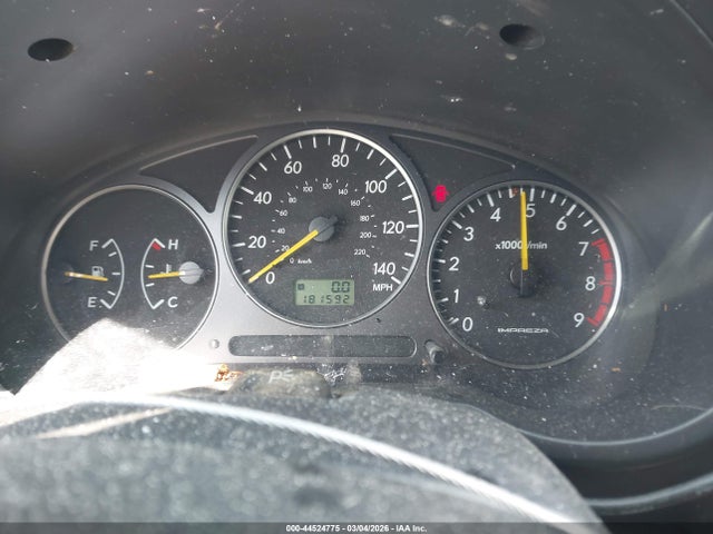 Продажа на аукционе авто 2002 Subaru Impreza Wrx, vin: JF1GG296X2G819322, номер лота: 44524775