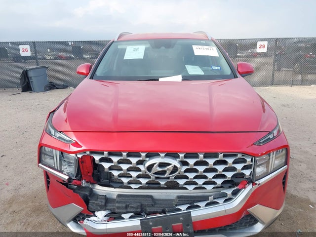 44524812 :رقم المزاد ، 5NMS24AJ6NH460871 vin ، 2022 Hyundai Santa Fe Sel مزاد بيع