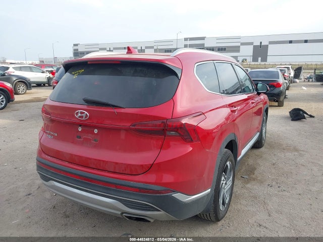 44524812 :رقم المزاد ، 5NMS24AJ6NH460871 vin ، 2022 Hyundai Santa Fe Sel مزاد بيع