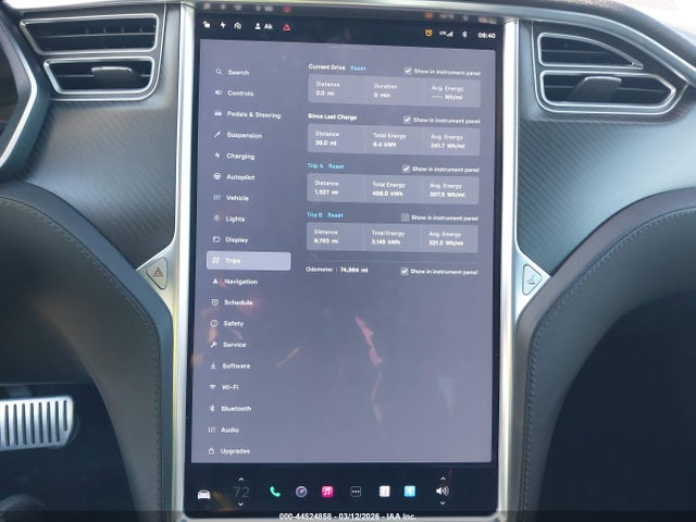 Aukcja sprzedaży 2017 Tesla Model S 100d/60d/75d/90d/p100d, vin: 5YJSA1E21HF183797, numer aukcji: 44524858