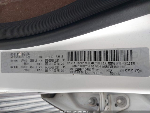 2019 RAM 1500 1C6SRFKT1KN595186 Photo 8