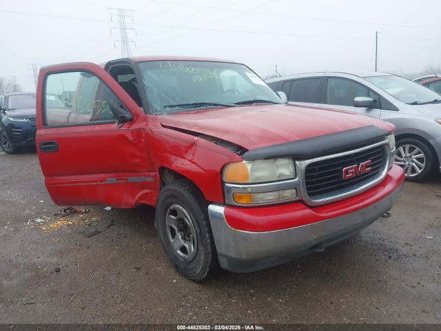 44525303 :رقم المزاد ، 2GTEC19V611315005 vin ، 2001 Gmc Sierra 1500 Sle مزاد بيع