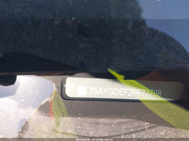44525358 :رقم المزاد ، 7SAYGDEF2PF777118 vin ، 2023 Tesla Model Y Performance Dual Motor All-wheel Drive مزاد بيع
