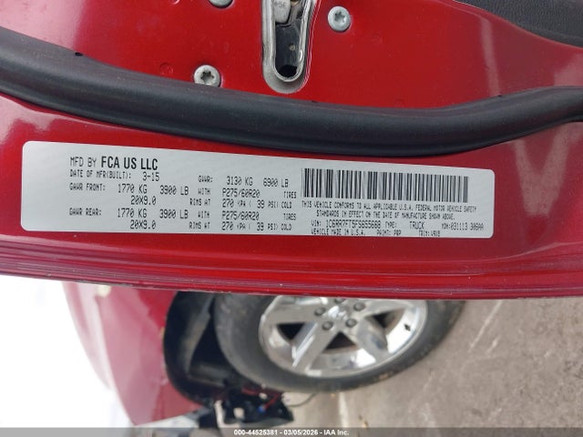 2015 RAM 1500 1C6RR7FT5FS655668 Photo 8