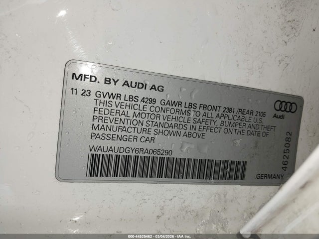 Продажа на аукционе авто 2024 Audi A3 Premium 40 Tfsi Front-wheel Drive S Tronic, vin: WAUAUDGY6RA065290, номер лота: 44525462