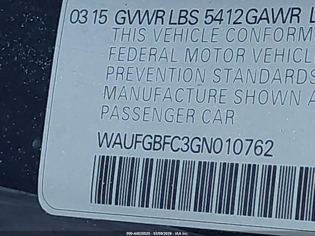 2016 AUDI A6 WAUFGBFC3GN010762 Photo 8