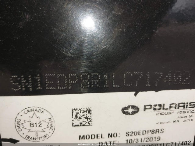 Polaris Indy 800 Rmk 2020 SN1EDP8R1LC717402 Image 9