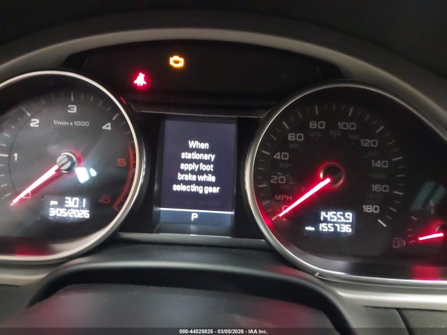 44525825 :رقم المزاد ، WA1WMAFE1CD001009 vin ، 2012 Audi Q7 3.0 Tdi Premium مزاد بيع