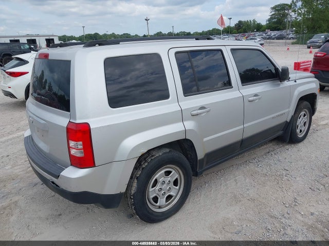 2014 Jeep Patriot Sport მანქანა იყიდება აუქციონზე, vin: 1C4NJPBA7ED555822, აუქციონის ნომერი: 44525842